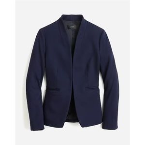j. crew going-out blazer in stretch twill | navy | 6